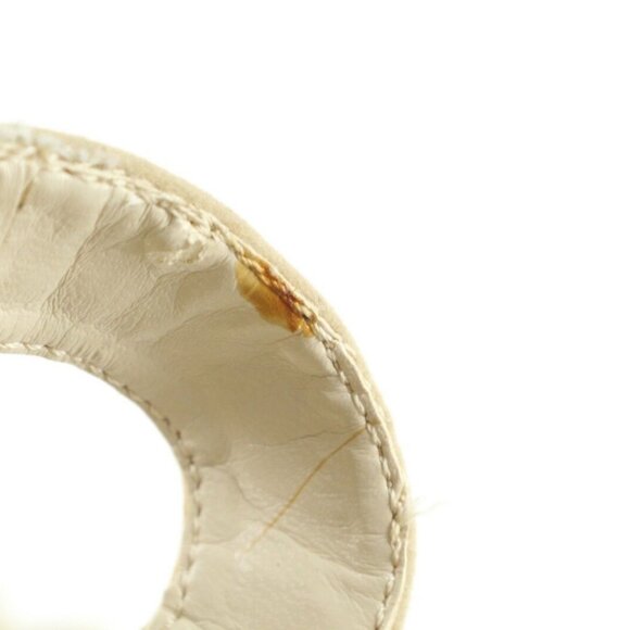 C Label 7.5 Jocelyn Faux Suede Black Patent 1.25" Platform 5.25" Heels - Picture 9 of 12